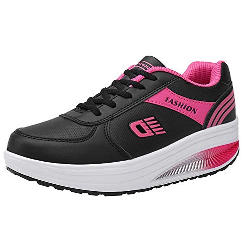 Yesmile Zapatos de mujer❤️Zapatos Mujeres de la moda que levantan las zapatillas de deporte de la parte posterior suave Zapatillas de deporte Runing de los estudiantes