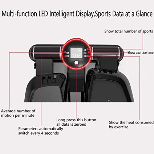 YF-SURINA Equipo de deportes de interior Stepper, Fitness Pedal Fitness Home Home Mini Hydraulic Stepper, Equipo de fitness, Old Stepper multifunción, Ejercicio aeróbico para adelgazar, Pierna Toner