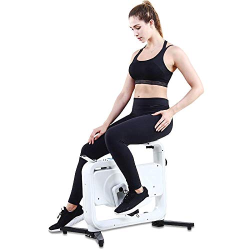 YF-SURINA Equipo de deportes de interior Stepper, Fitness Pedal Fitness Home Portable Home Mini Control magnético Bicicleta de ejercicio Pedal de ciclismo interior Ejercicio Quemar grasa Aerobic Fitn