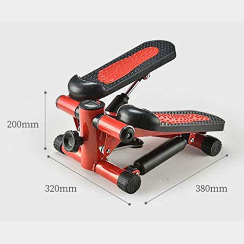 YF-SURINA Equipo de deportes de interior Stepper, Fitness Pedal Fitness Home Stepper, Máquina de adelgazamiento de peso doméstico Máquina de escalar el pie en el lugar Máquina de piernas flacas peque