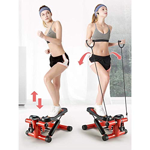 YF-SURINA Equipo deportivo para interiores Stepper, Fitness Pedal Fitness Ejercicio en casa Ejercicio Elíptico Twister Stepper - Acero de calidad mejorada, Entrenamiento fácil de pie, Pantalla digita