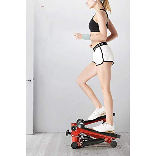 YF-SURINA Equipo deportivo para interiores Stepper, Fitness Pedal Fitness Ejercicio en casa Ejercicio Elíptico Twister Stepper - Acero de calidad mejorada, Entrenamiento fácil de pie, Pantalla digita