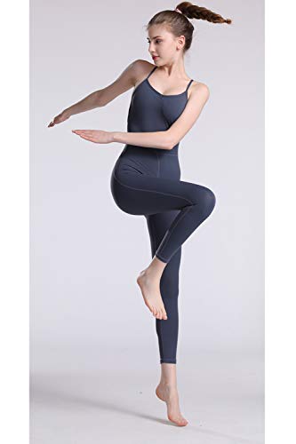 YGCLOTHES ¡Novedad de 2020 Mono de Nailon y Licra para Yoga, Fitness, Baile de Ballet para Mujer, sin Mangas, sin Espalda, con Vendaje, Mono Ajustado, Mono,C,S YGCLOTHES ¡Novedad de 2020 Mono de Nailon y Licra para Yoga, Fitness, Baile de Ballet para Mujer, sin Mangas, sin Espalda, con Vendaje, Mono Ajustado, Mono,C,S