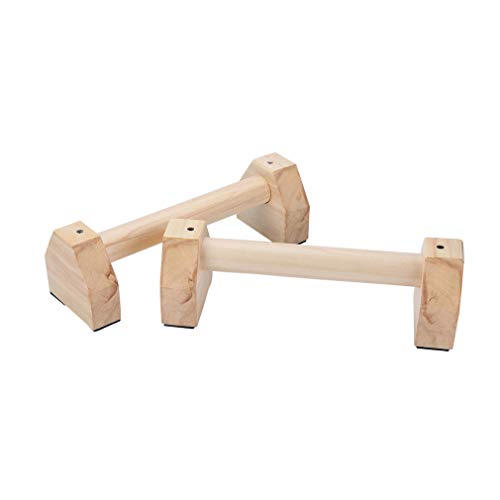 YGGCM Empuñaduras de Madera, Barras paralelas Pull-up, Barras paralelas Personalizadas de 2 Piezas en Forma de H, Flexiones de Madera para Culturismo YGGCM Empuñaduras de Madera, Barras paralelas Pull-up, Barras paralelas Personalizadas de 2 Piezas en Forma de H, Flexiones de Madera para Culturismo
