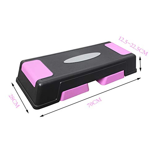 Yhjkvl Steps de Aerobic Tabla de Pasos de Yoga for Mujer Ajustable con Ajuste de Altura de 3 Niveles Paso aeróbico for Adultos de Unisex Talla única Step para Fitness (Color : Pink, Size : 72cm) Yhjkvl Steps de Aerobic Tabla de Pasos de Yoga for Mujer Ajustable con Ajuste de Altura de 3 Niveles Paso aeróbico for Adultos de Unisex Talla única Step para Fitness (Color : Pink, Size : 72cm)