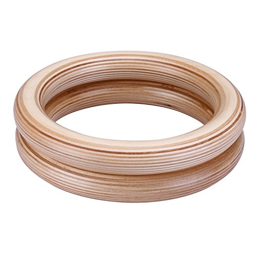 Yimidear Anillos de Gimnasia, Madera Anillos Olímpicos con Correas de Hebilla Anillos de Gimnasio para Entrenamiento de Fuerza, Crossfit, Dominadas y Dips (32MM) Yimidear Anillos de Gimnasia, Madera Anillos Olímpicos con Correas de Hebilla Anillos de Gimnasio para Entrenamiento de Fuerza, Crossfit, Dominadas y Dips (32MM)