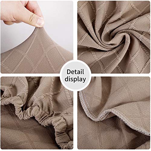 YISUN Fundas de Silla de Comedor en Jacquard, Elásticas y Modernas, Extraíbles y Lavables, Fundas de Licra para Sillas Altas 4/6 Piezas Fundas Protectoras para Sillas YISUN Fundas de Silla de Comedor en Jacquard, Elásticas y Modernas, Extraíbles y Lavables, Fundas de Licra para Sillas Altas 4/6 Piezas Fundas Protectoras para Sillas