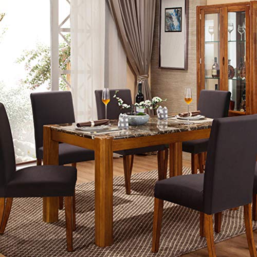 YISUN Fundas de Silla de Comedor en Spandex, Elásticas y Modernas, Extraíbles y Lavables, Fundas de Licra para Sillas Altas 4/6 Piezas Fundas Protectoras para Sillas YISUN Fundas de Silla de Comedor en Spandex, Elásticas y Modernas, Extraíbles y Lavables, Fundas de Licra para Sillas Altas 4/6 Piezas Fundas Protectoras para Sillas