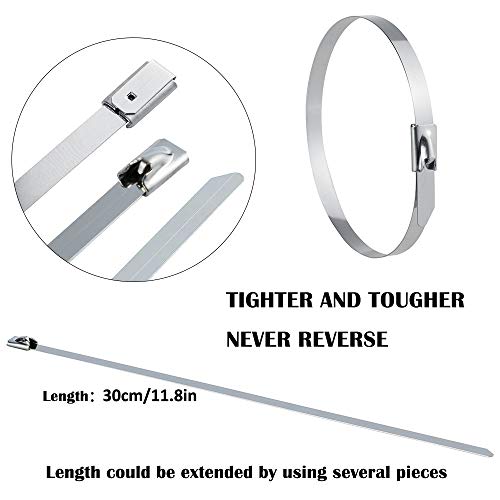 Yizhet Cinta de Escape,10M x 5CM Cinta Aislante Anticalor Aislante para Tubos de Escape Motocicleta Cinta de Disipación de Calor Cinta de Protección Contra el Calor con 4 Bridas Metálicas(Titanio) Yizhet Cinta de Escape,10M x 5CM Cinta Aislante Anticalor Aislante para Tubos de Escape Motocicleta Cinta de Disipación de Calor Cinta de Protección Contra el Calor con 4 Bridas Metálicas(Titanio)