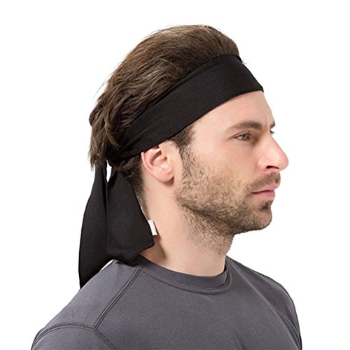 Yizhet Diadema Deportiva Unisex Bandas de Cabeza Delgadas Diadema Antideslizante Suave Pelo Banda, Adecuado para Baloncesto, Tenis, Yoga, Ciclismo, Fútbol (2 Piezas)