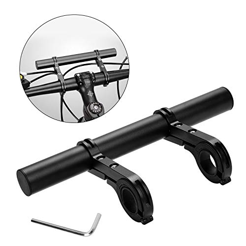 Yizhet Extensor de Manillar de Bicicleta, Extensor de Manillar para Bici Soporte Manillar Bicicleta Soporte de Extensión con Abrazaderas Dobles para,GPS, Soporte para Teléfono,Velocímetro Yizhet Extensor de Manillar de Bicicleta, Extensor de Manillar para Bici Soporte Manillar Bicicleta Soporte de Extensión con Abrazaderas Dobles para,GPS, Soporte para Teléfono,Velocímetro
