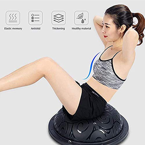 YLJYJ Bola de Ejercicio, Media Bola Antideslizante Balance Yoga Bola de Equilibrio para Entrenamiento y Entrenamiento básico Gimnasio en casa Ejercicio de Fuerza Gimnasio en casa