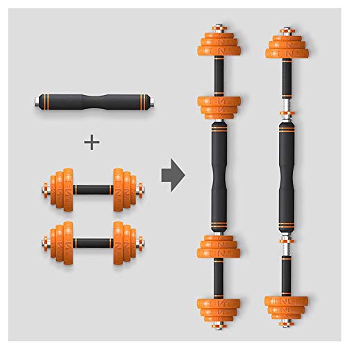 YLM 15 Kg de Carga Ajustable con Mancuernas de Fitness Peso Kit 2 en 1 Familia y Gimnasia Dedicado Dumbbell Set Barra Conjunto Mancuerna Dumbbell, Mancuerna Dama Mancuerna Hombres YLM 15 Kg de Carga Ajustable con Mancuernas de Fitness Peso Kit 2 en 1 Familia y Gimnasia Dedicado Dumbbell Set Barra Conjunto Mancuerna Dumbbell, Mancuerna Dama Mancuerna Hombres