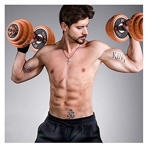 YLM 15 Kg de Carga Ajustable con Mancuernas de Fitness Peso Kit 2 en 1 Familia y Gimnasia Dedicado Dumbbell Set Barra Conjunto Mancuerna Dumbbell, Mancuerna Dama Mancuerna Hombres YLM 15 Kg de Carga Ajustable con Mancuernas de Fitness Peso Kit 2 en 1 Familia y Gimnasia Dedicado Dumbbell Set Barra Conjunto Mancuerna Dumbbell, Mancuerna Dama Mancuerna Hombres
