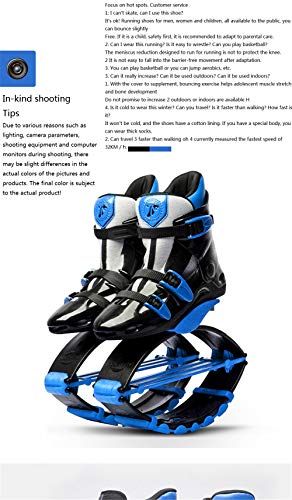 YLOVOW Zapatos de Salto de Canguro Zapatos de Rebote Zapatos espaciales Botas para Correr antigravedad, Gray2,XL