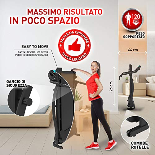 YM CINTA DE CORRER ELÉCTRICA PLEGABLE 1HP (2,5HP PEAK) 10 KM/H, SENSOR CARDÍACO, APLICACIÓN DE ENTRENAMIENTO Y MULTIJUGADOR KINOMAP, 12 PROGRAMAS, LUBRICACIÓN AUTOMÁTICA, LLAVES EN EL MANILLAR. YM CINTA DE CORRER ELÉCTRICA PLEGABLE 1HP (2,5HP PEAK) 10 KM/H, SENSOR CARDÍACO, APLICACIÓN DE ENTRENAMIENTO Y MULTIJUGADOR KINOMAP, 12 PROGRAMAS, LUBRICACIÓN AUTOMÁTICA, LLAVES EN EL MANILLAR.