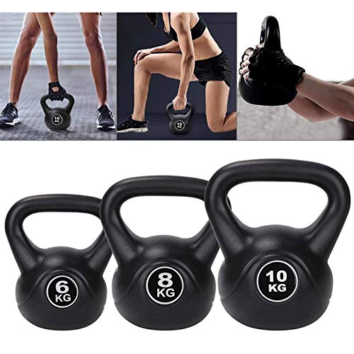 YMFZYM Kettlebells de Fitness, Kettlebells de Entrenamiento de Fuerza, Kettlebells de Entrenamiento de Levantamiento de Pesas, para Equipos de Gimnasio en casa,10kg