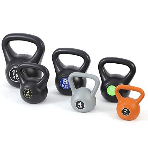 YMFZYM Kettlebells de Fitness, Kettlebells de Entrenamiento de Fuerza, Kettlebells de Entrenamiento de Levantamiento de Pesas, para Equipos de Gimnasio en casa,10kg