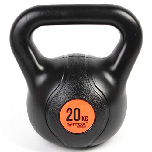 YMFZYM Kettlebells de Vinilo, Entrenamientos de Gimnasio en casa, Kettlebells, para Culturismo, Levantamiento de Pesas, Ejercicio,20kg