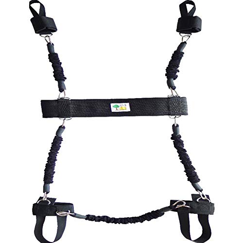 YNXing Cuerda de Entrenamiento de Fuerza para Boxeo, Baloncesto, Valla Entrenamiento Resistencia Cuerda elástica Azul Cuerda de tensión Equipo de Fitness (Negro) YNXing Cuerda de Entrenamiento de Fuerza para Boxeo, Baloncesto, Valla Entrenamiento Resistencia Cuerda elástica Azul Cuerda de tensión Equipo de Fitness (Negro)