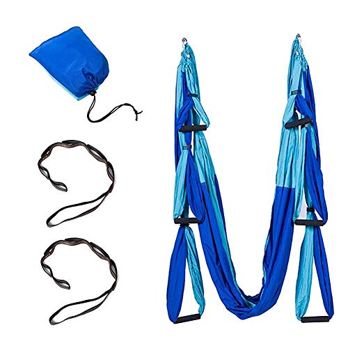 Yoga aérea Hamaca antigravedad Columpio de Vuelo Conjunto Tela acrobática Yoga Pilates Incluyen Acero Mosquetones extensión Correas Yoga aérea Hamaca antigravedad Columpio de Vuelo Conjunto Tela acrobática Yoga Pilates Incluyen Acero Mosquetones extensión Correas