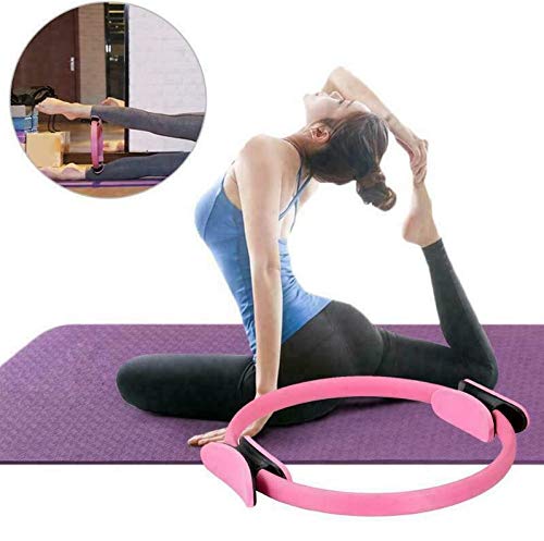 Yoga Aros de pilates, Anillo de Pilates Resistencia, Círculo Mágico aparatos para hacer ejercicio casa para abdominales, piernas - los Muslos Internos y Externos