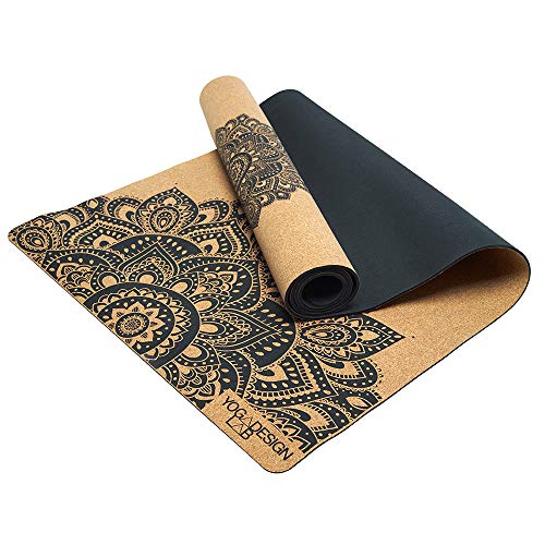 Yoga Design Lab | La Esterilla de Yoga de Corcho | Eco Ideal para Hot Yoga, Bikram, Ashtanga, Entrenamientos con Sudor | Calidad de Estudio | ¡Incluye Correa de Transporte! (Mandala) Yoga Design Lab | La Esterilla de Yoga de Corcho | Eco Ideal para Hot Yoga, Bikram, Ashtanga, Entrenamientos con Sudor | Calidad de Estudio | ¡Incluye Correa de Transporte! (Mandala)