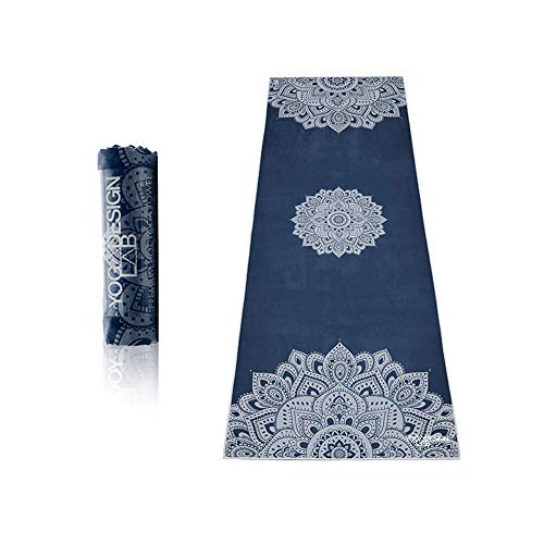 Yoga Design Lab | Toalla de Yoga | Suave y Acolchada | Antideslizante | Absorbente | Hecho de Microfibra de Botellas recicladas | Diseñada con tintas ecológicas (Mandala Sapphire) Yoga Design Lab | Toalla de Yoga | Suave y Acolchada | Antideslizante | Absorbente | Hecho de Microfibra de Botellas recicladas | Diseñada con tintas ecológicas (Mandala Sapphire)