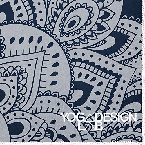 Yoga Design Lab | Toalla de Yoga | Suave y Acolchada | Antideslizante | Absorbente | Hecho de Microfibra de Botellas recicladas | Diseñada con tintas ecológicas (Mandala Sapphire) Yoga Design Lab | Toalla de Yoga | Suave y Acolchada | Antideslizante | Absorbente | Hecho de Microfibra de Botellas recicladas | Diseñada con tintas ecológicas (Mandala Sapphire)