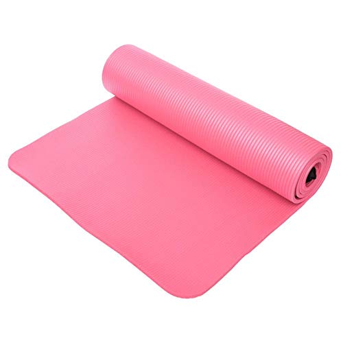 Yoga Mat 183 * 61 * 1Cm Espesor Alfombrilla De Yoga Antideslizante Gimnasio Deportivo Alfombras Suaves De Pilates Plegable para Culturismo Equipo De Ejercicios De Fitness, Rosa, España