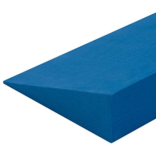 Yoga Studio 5060343498006 Azul, 50 x 15 x 5 cm, cuña Antideslizante EVA para Yoga Iyengar, Accesorio de Ejercicio Ligero, Unisex, Normal