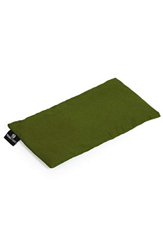 Yoga Studio Almohada Unisex YS/LavLin/EyePillow/OliveGr – 23 cm x 12/13 cm, Almohada de Yoga orgánica con Aroma de Lavanda y linaza para Ojos cansados y Dolores de Cabeza, Verde Oliva, Regular Yoga Studio Almohada Unisex YS/LavLin/EyePillow/OliveGr – 23 cm x 12/13 cm, Almohada de Yoga orgánica con Aroma de Lavanda y linaza para Ojos cansados y Dolores de Cabeza, Verde Oliva, Regular