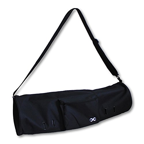 YogaAddict bolsa grande para esterilla de yoga «compacta» con bolsillos y cremallera, ideal para la mayoría de alfombrillas, extra ancha, correa ajustable, fácil acceso, 71 cm x 20 cm y 73 cm x 28 cm, Black (28"x8") YogaAddict bolsa grande para esterilla de yoga «compacta» con bolsillos y cremallera, ideal para la mayoría de alfombrillas, extra ancha, correa ajustable, fácil acceso, 71 cm x 20 cm y 73 cm x 28 cm, Black (28"x8")