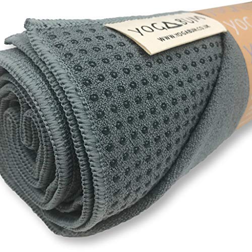 Yogabum Antideslizante Yoga Mat Prima Toalla (Slate Grey)