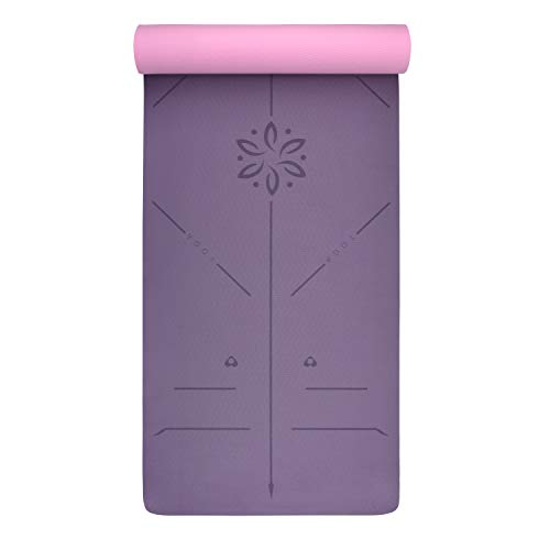 YOGATI – Esterilla Yoga con Correa. Esterilla Deporte Gruesa para Yoga, Pilates y Fitness. Colchoneta Yoga Antideslizante para Abdominales - Yoga Mat