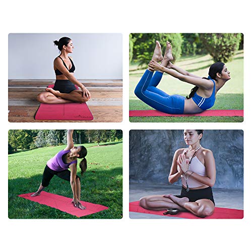 Yog&Fit- Colchoneta Gimnasia Antideslizante,Yoga Pilates, Fitness, y Deportes,Alfombrilla de TPE y tamaño 183*61Cm y 6mm de Grosor con Bolsa y Correa para Transporte y Ordenación (ROJO/NEGRO) Yog&Fit- Colchoneta Gimnasia Antideslizante,Yoga Pilates, Fitness, y Deportes,Alfombrilla de TPE y tamaño 183*61Cm y 6mm de Grosor con Bolsa y Correa para Transporte y Ordenación (ROJO/NEGRO)