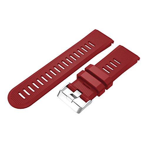 YOKING - Correa de silicona de grano horizontal para gar-Min Fenix5X Plus, accesorios para caja de reloj inteligente YOKING - Correa de silicona de grano horizontal para gar-Min Fenix5X Plus, accesorios para caja de reloj inteligente