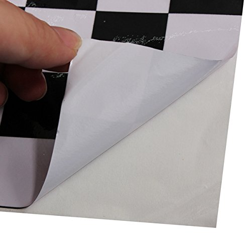 YONGYAO 2Pcs Checkered Patrón Vinilo Lado Espejo Pegatinas para Mini Cooper YONGYAO 2Pcs Checkered Patrón Vinilo Lado Espejo Pegatinas para Mini Cooper