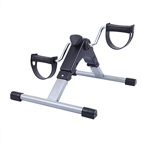 Yonntech Pedales de fitness plegables para brazo y pierna con pantalla LCD, para ejercicio, para interior o interior piernas de fitness brazos muslo tóner tonificación máquina de entrenamient