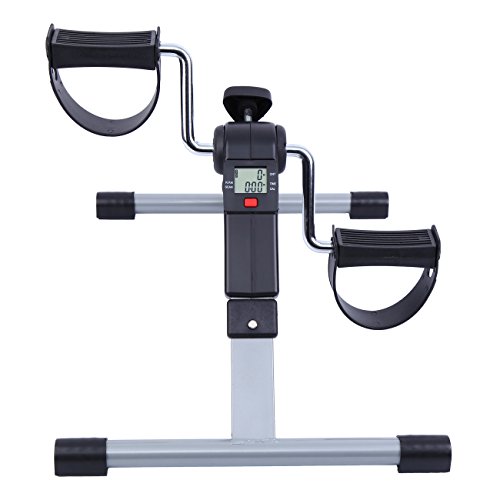 Yonntech Pedales de fitness plegables para brazo y pierna con pantalla LCD, para ejercicio, para interior o interior piernas de fitness brazos muslo tóner tonificación máquina de entrenamient Yonntech Pedales de fitness plegables para brazo y pierna con pantalla LCD, para ejercicio, para interior o interior piernas de fitness brazos muslo tóner tonificación máquina de entrenamient