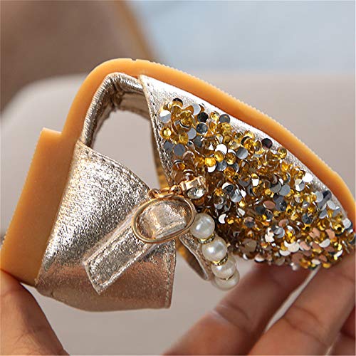 YOSICIL Bebé Niñas Zapatos de La Princesa de Lentejuelas Tacón Bajo Antideslizante Zapatillas de Ballet Latino Planos Zapatos de Fiesta Formal Cumpleaños Boda EU 21-36 Infantil 1-12 Años YOSICIL Bebé Niñas Zapatos de La Princesa de Lentejuelas Tacón Bajo Antideslizante Zapatillas de Ballet Latino Planos Zapatos de Fiesta Formal Cumpleaños Boda EU 21-36 Infantil 1-12 Años