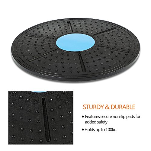 Yosoo Estabilidad Balance Board Wobble Ronda Disco tobillo Yoga Rodilla Rehab Ejercicio Gimnasio Fitness y Junta de Capacitación de 14 Pulgadas de Diámetro Yosoo Estabilidad Balance Board Wobble Ronda Disco tobillo Yoga Rodilla Rehab Ejercicio Gimnasio Fitness y Junta de Capacitación de 14 Pulgadas de Diámetro