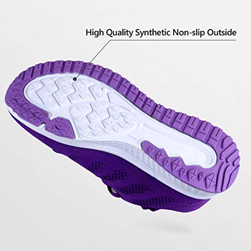 Youecci Zapatillas de Deportivos de Running para Mujer Deportivo de Exterior Interior Gimnasia Ligero Sneakers Fitness Atlético Caminar Zapatos Transpirable Morado 41 EU Youecci Zapatillas de Deportivos de Running para Mujer Deportivo de Exterior Interior Gimnasia Ligero Sneakers Fitness Atlético Caminar Zapatos Transpirable Morado 41 EU
