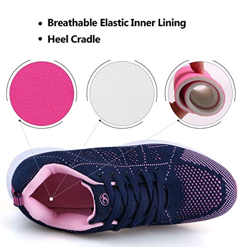 Youecci Zapatillas de Deportivos de Running para Mujer Deportivo de Exterior Interior Gimnasia Ligero Sneakers Fitness Atlético Caminar Zapatos Transpirable Azul 38 EU Youecci Zapatillas de Deportivos de Running para Mujer Deportivo de Exterior Interior Gimnasia Ligero Sneakers Fitness Atlético Caminar Zapatos Transpirable Azul 38 EU