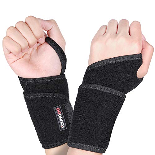 Youngdo 1 Par Muñequeras Deportivas Ajustables más Anchas y Gruesas Soportes de muñeca para Izquierda y Derecha para Padel, Deportes, Trabajo, Uso Diario, Dolores de Muñecas Negro (SM/MD (12.7-18 CM)) Youngdo 1 Par Muñequeras Deportivas Ajustables más Anchas y Gruesas Soportes de muñeca para Izquierda y Derecha para Padel, Deportes, Trabajo, Uso Diario, Dolores de Muñecas Negro (SM/MD (12.7-18 CM))