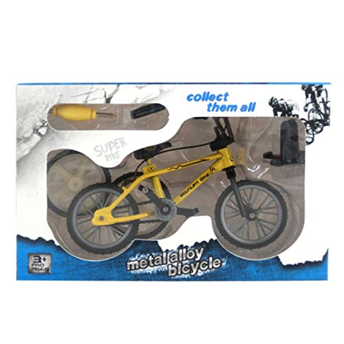 youngfate Stunt Finger Bike, Finger Bikes BMX con 2 ruedas de repuesto y 3 herramientas ofrece el juego Mini Finger Bikes Mini Extreme Sports Party regalos
