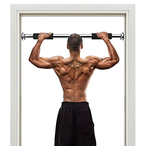 Youool Barra de dominadas de Ejercicio,Barra de musculacion,Pull up Bar, portátil Barra Ajustable de 62-100 cm para Puertas Ajustables Barra de dominadas para el hogar