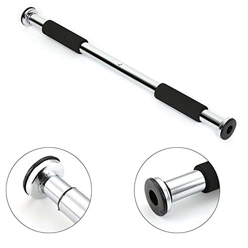 Youool Barra de dominadas de Ejercicio,Barra de musculacion,Pull up Bar, portátil Barra Ajustable de 62-100 cm para Puertas Ajustables Barra de dominadas para el hogar