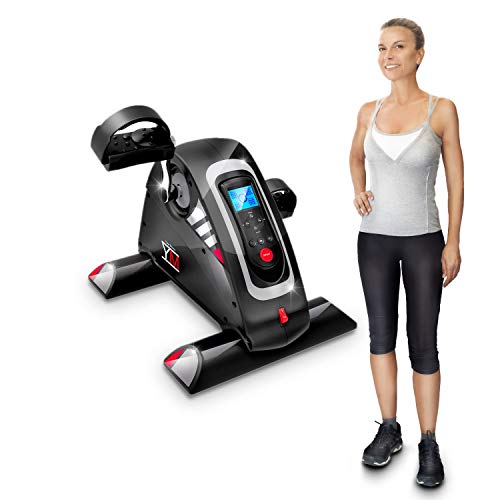 YOUR MOVE Mini bicicleta estática para gimnasia activa, rehabilitación, utilizable con y sin motor, 12 velocidades, 6 programas, temporizador, distancia, calorías, mando a distancia, botón emergencia YOUR MOVE Mini bicicleta estática para gimnasia activa, rehabilitación, utilizable con y sin motor, 12 velocidades, 6 programas, temporizador, distancia, calorías, mando a distancia, botón emergencia
