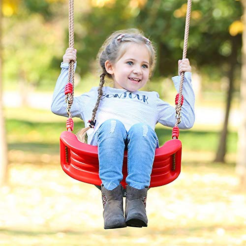 You's Auto 3 Colores Columpio Infantiles Asientode de Plástico para Jardin y Interior Casa con Cuerda Ajustable para Niños (Azul) You's Auto 3 Colores Columpio Infantiles Asientode de Plástico para Jardin y Interior Casa con Cuerda Ajustable para Niños (Azul)